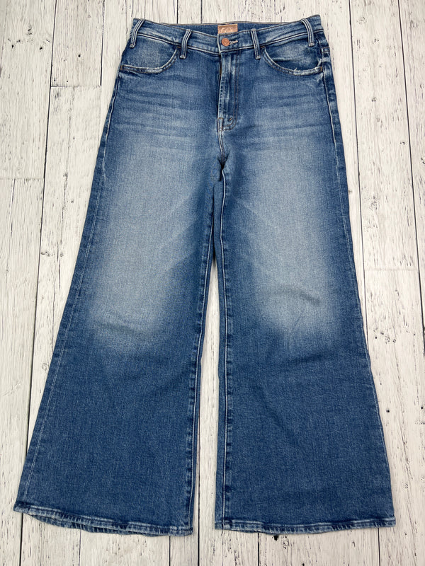 Mother Hustler roller ankle blue jeans - Hers S/28