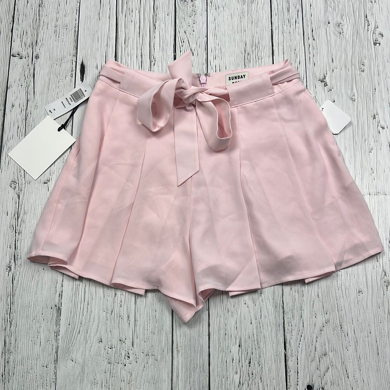 Sunday Best Aritzia pink shorts - Hers XXS/00