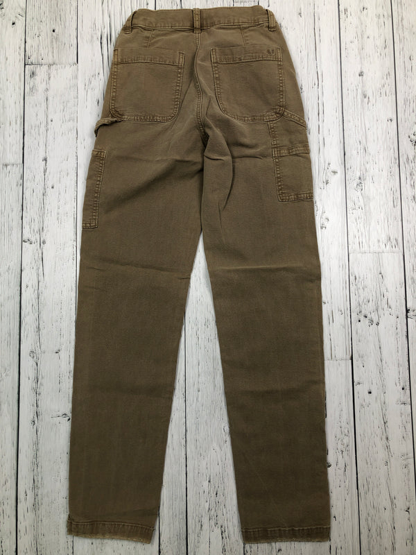 American Eagle brown high rise straight pants - Hers XS/00