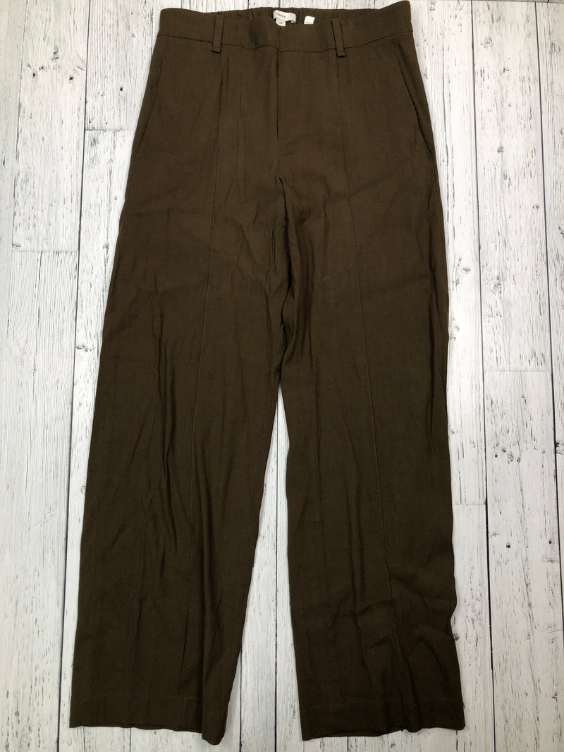 Vince green linen pants - Hers M