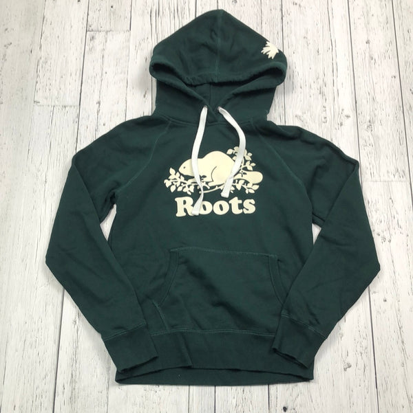 Roots green hoodie - Hers XS