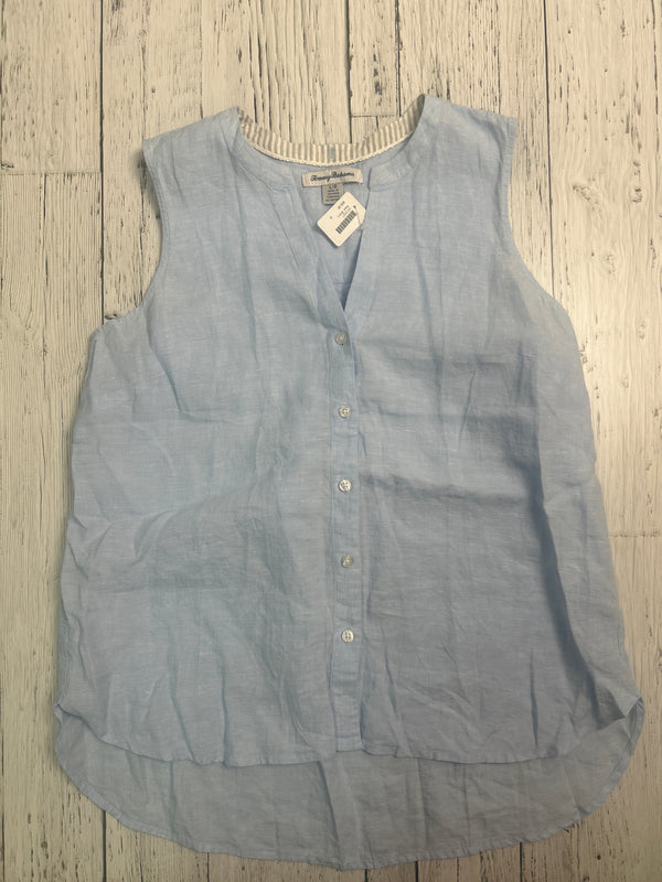 Tommy Bahamas blue linen tank top - Hers L