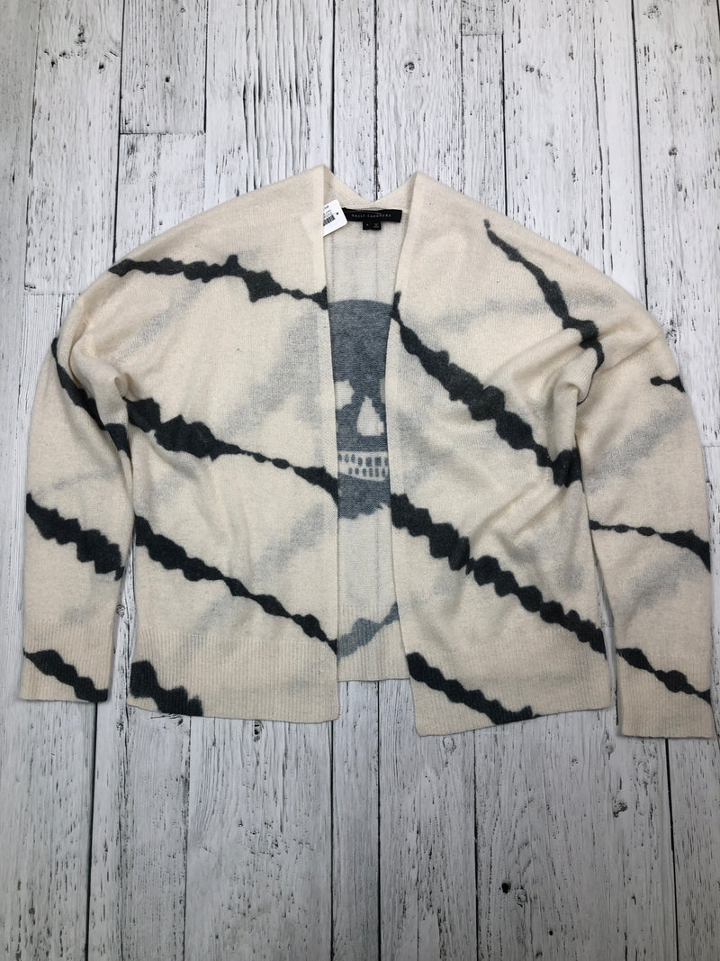 Skull Cashmere white grey patterned sweater - Hers S