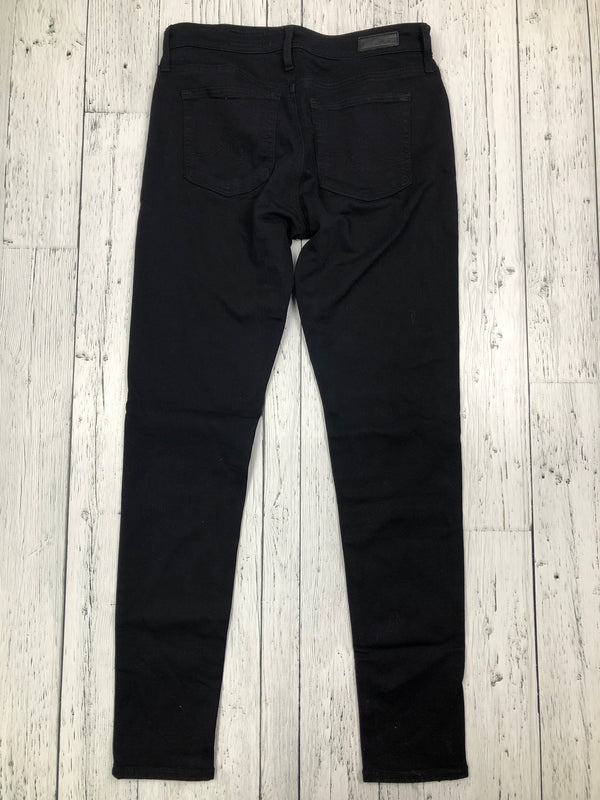 AG high rise skinny black jeans - Hers S/28