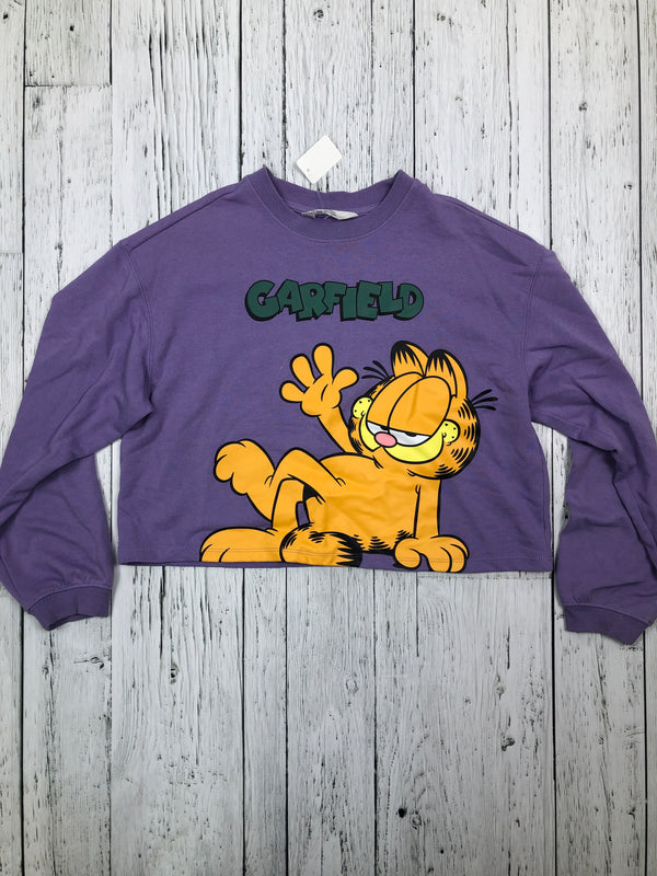 H&M purple cropped sweater - Girls 10
