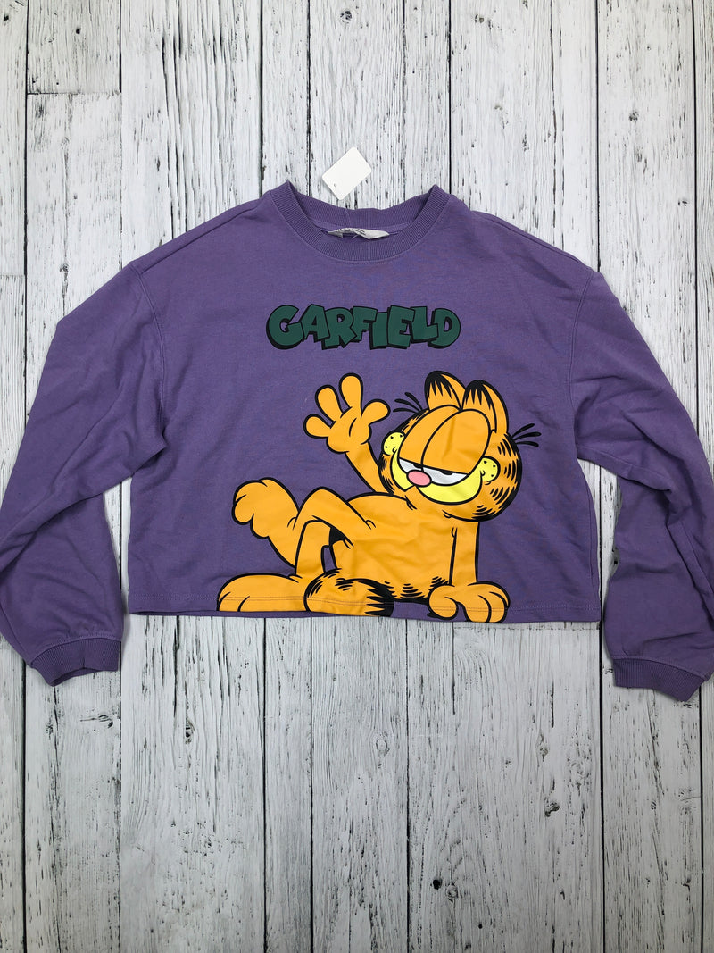 H&M purple cropped sweater - Girls 10