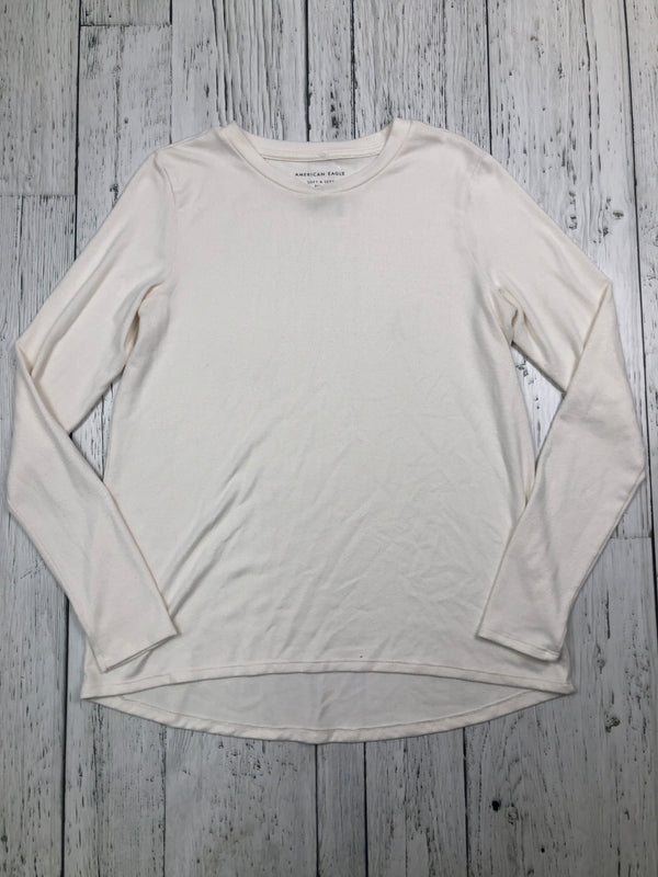 American Eagle white long sleeve shirt - Hers S