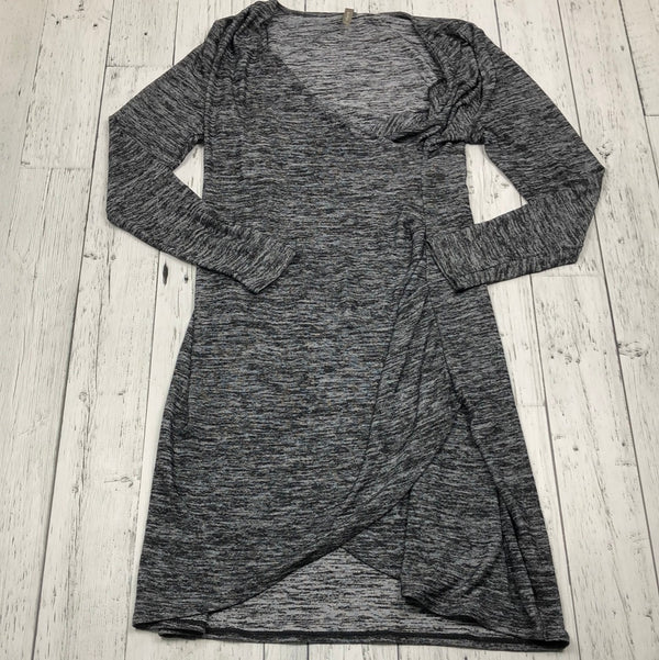 Thyme Maternity Black Heathered Long Sleeve Dress - Ladies XL