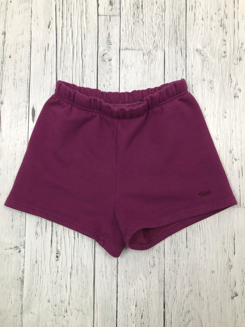 Tna Aritzia purple sweat shorts - Hers XXS