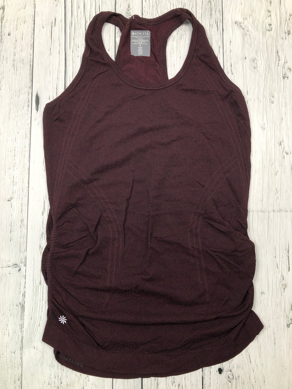 Athleta burgundy tank top - Hers S