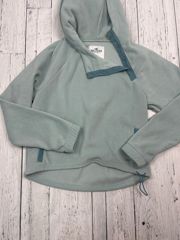 Hollister blue fleece pull over - Hers XS