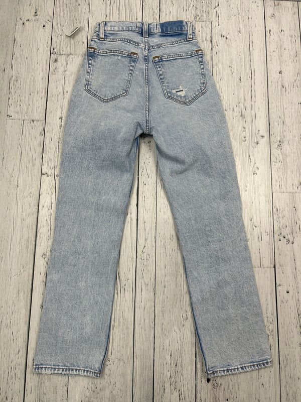 Abercrombie & Fitch ankle straight high rise jeans - Hers XS/23