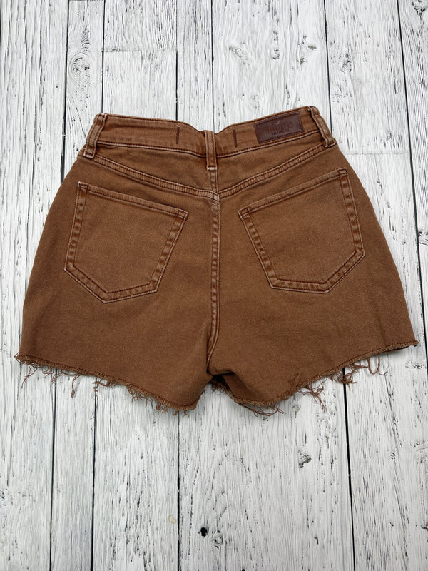 Hollister brown jean shorts - Hers XXS/23