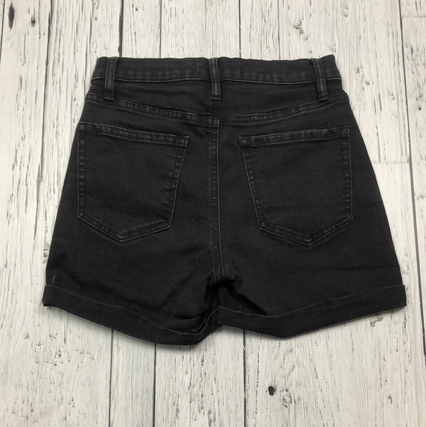 Garage black denim shorts - Hers XS/23