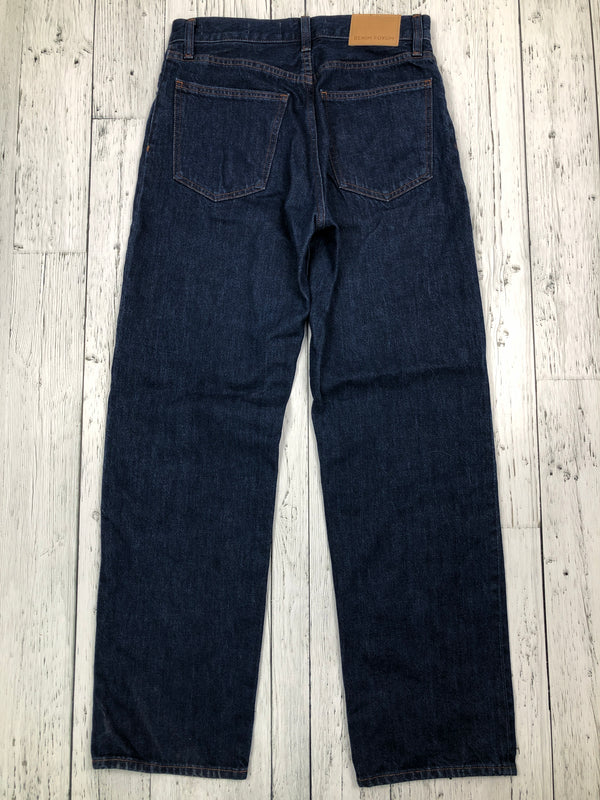 Denim Forum 90s Marlo hi rise baggy blue jeans - Hers XS/26