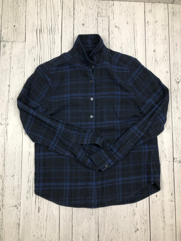 Kate moss blue and black flannel button up - Hers L