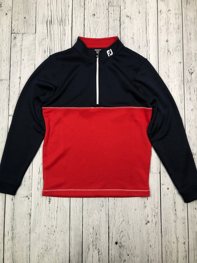 FJ navy blue red sweater - Boys 12