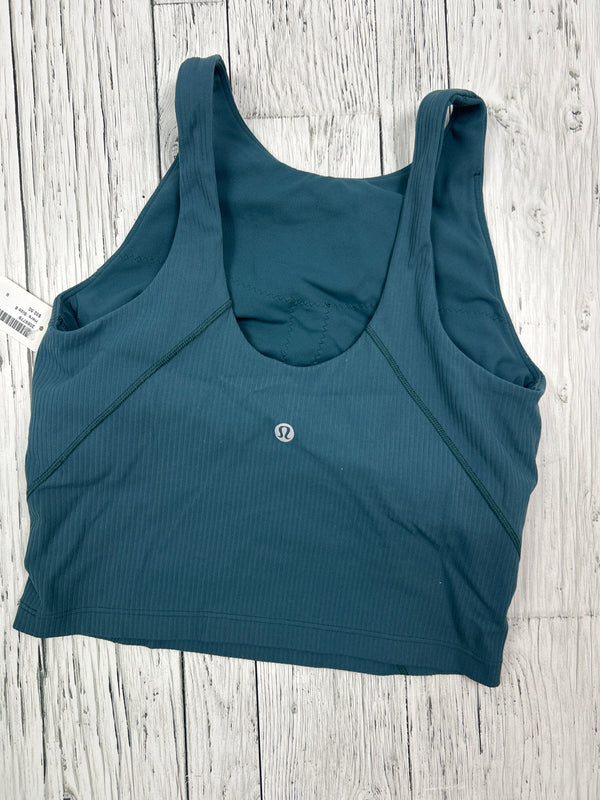 Lululemon blue ribbed high neck align tank top - Hers 6