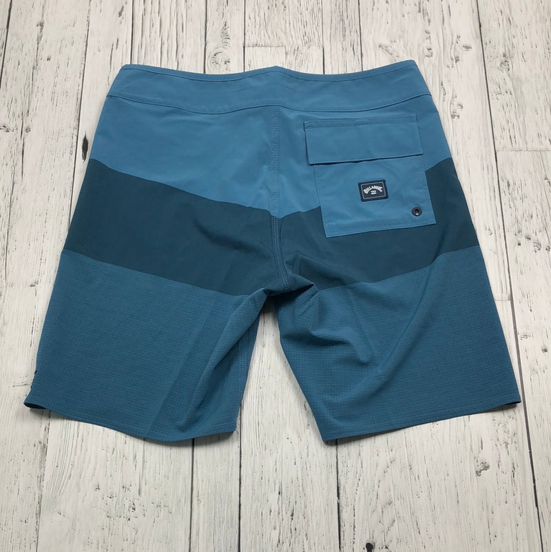 Billabong blue patterned swim shorts - 16/28