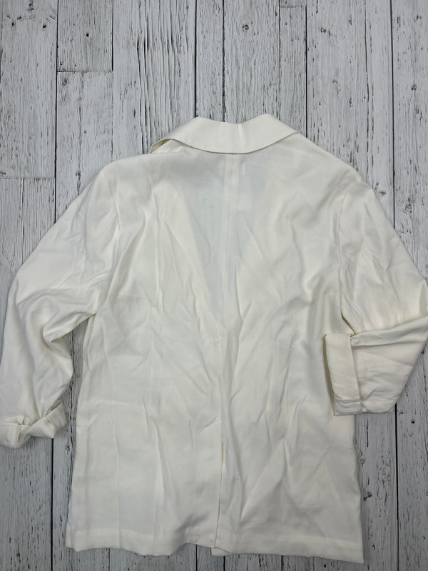 Open exit white blazer - Hers M