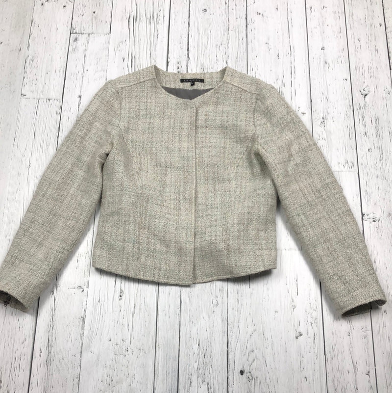 Theory Grey Tweed Blazer - Hers L/10