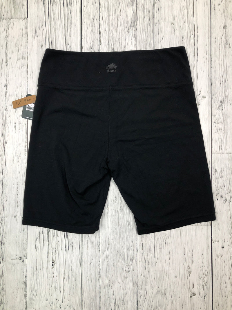 Roots black legging shorts - Hers XL