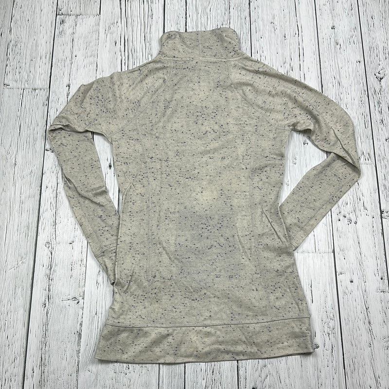 Smartwool Beige Speckled Wool Hoodie - Hers XS