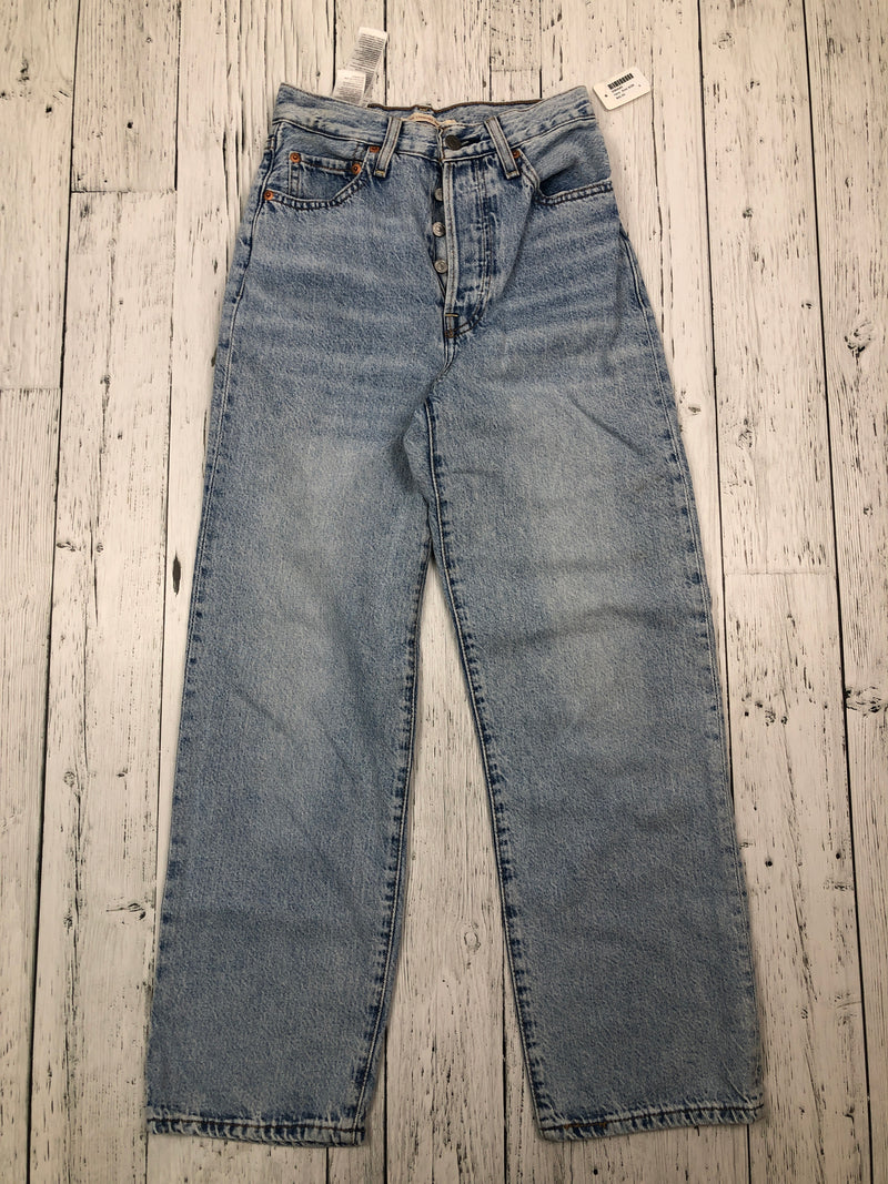 Levi’s blue ribcage straight jeans - Hers S/26