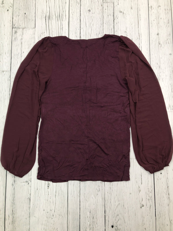 Thyme maternity burgundy shirt - Ladies S