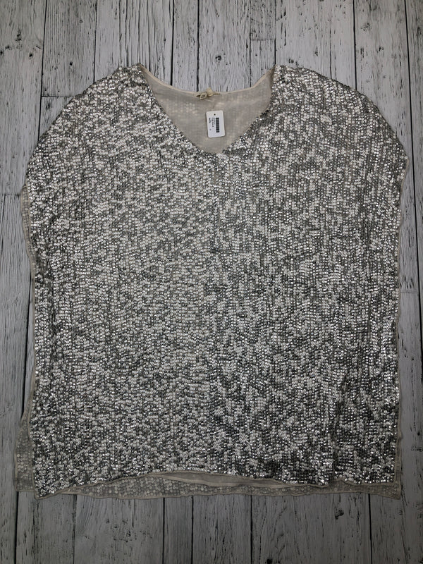 Renzo+kai grey textured shirt - Hers M