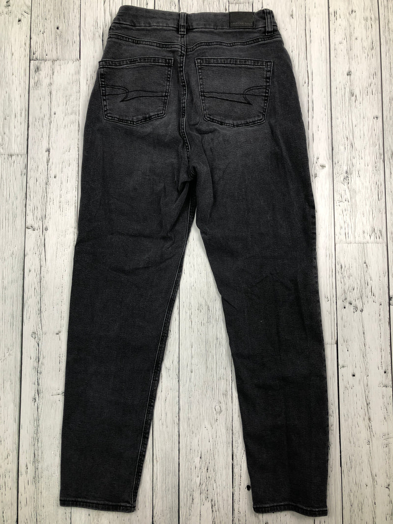 American Eagle black mom jean - Hers S/2