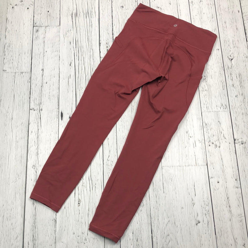 lululemon red leggings - S/6
