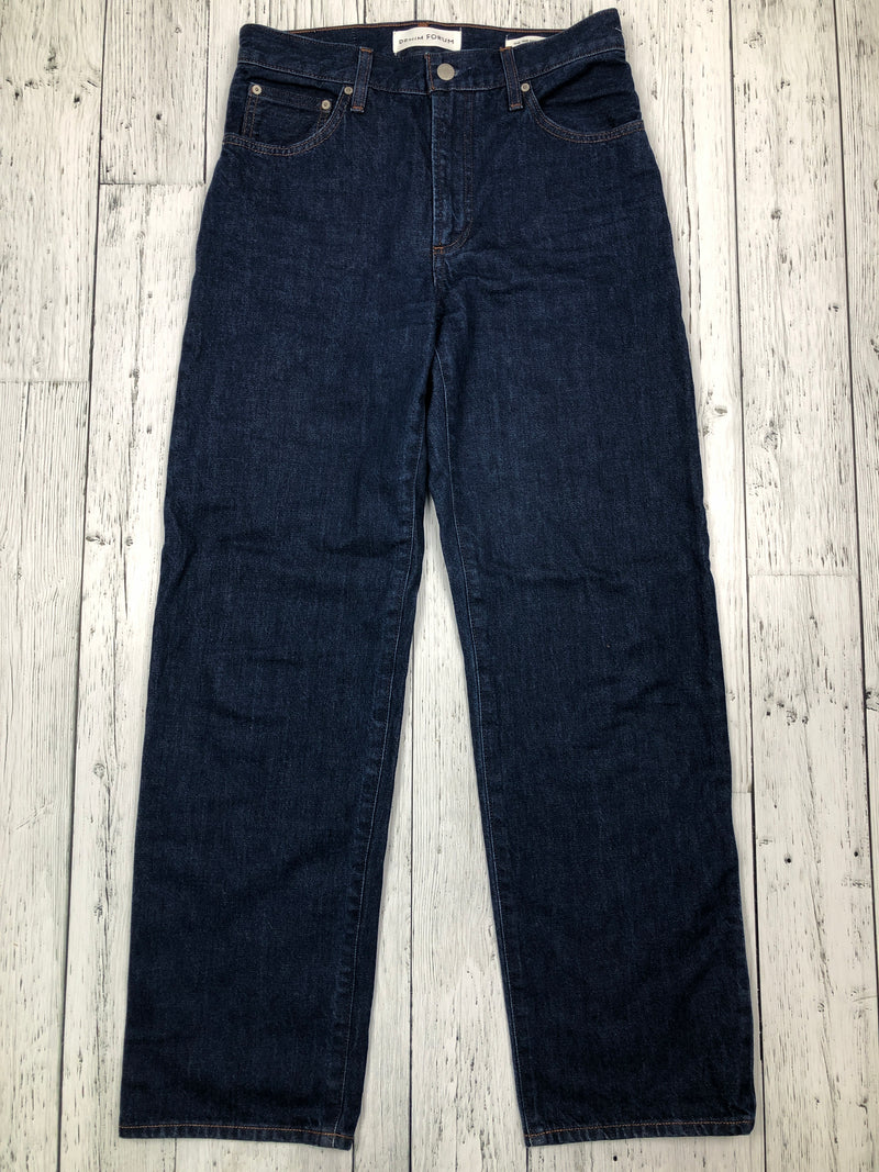 Denim Forum 90s Marlo hi rise baggy blue jeans - Hers XS/26