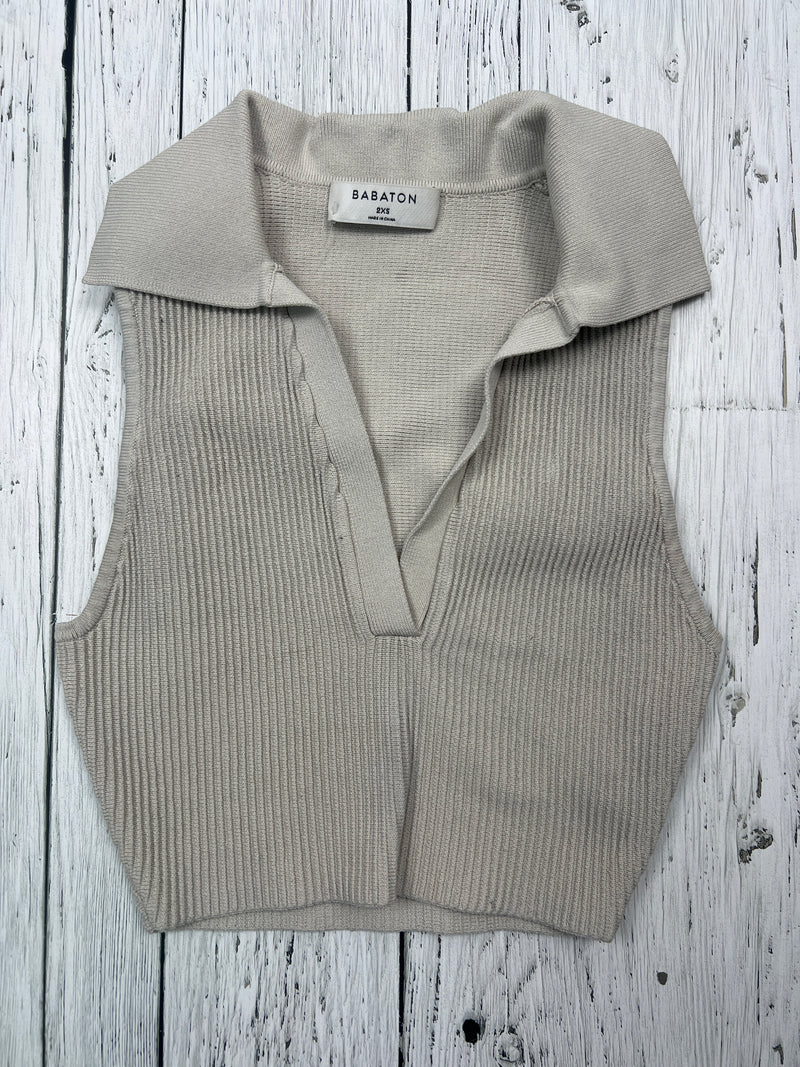 Babaton Aritzia grey tank top - Hers XXS