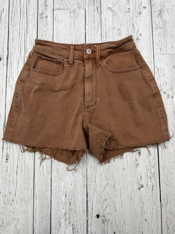 Hollister brown jean shorts - Hers XXS/23