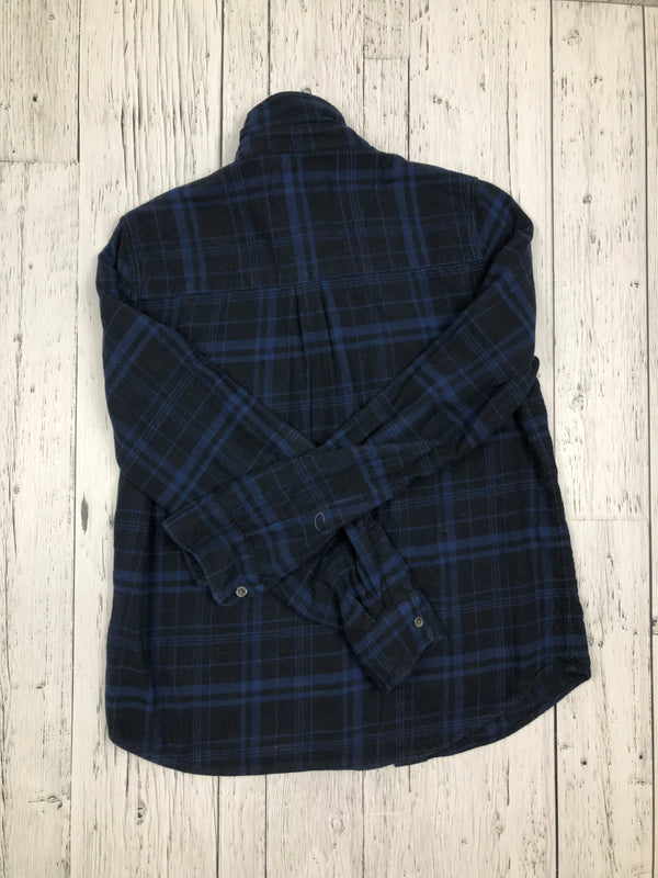 Kate moss blue and black flannel button up - Hers L