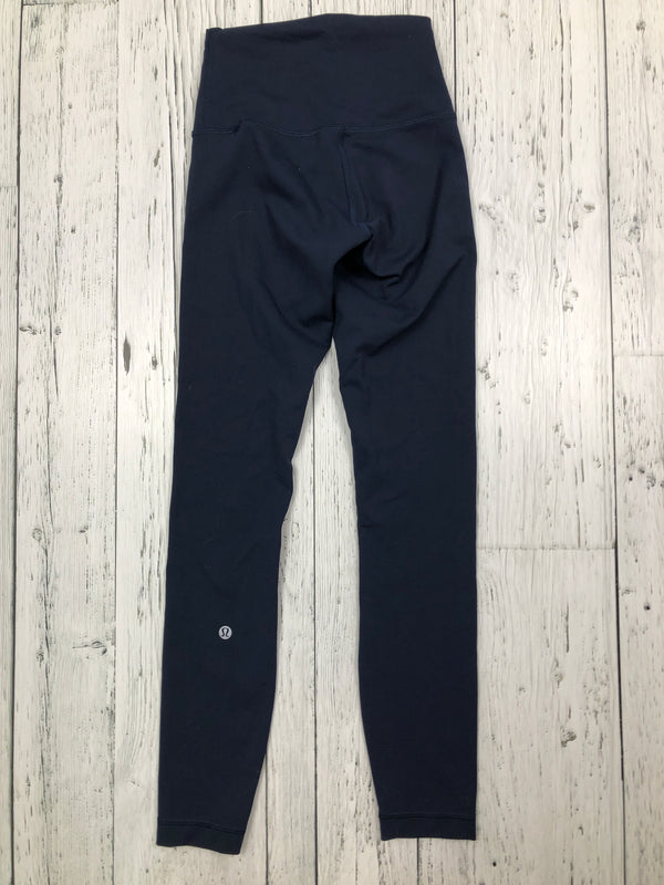 lululemon navy blue leggings - Hers XS/2