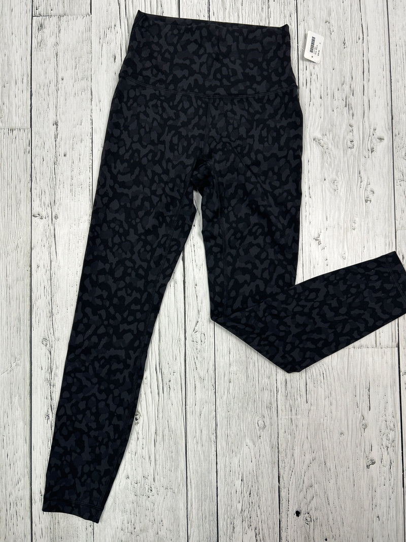 lululemon black pattern leggings - Hers 4