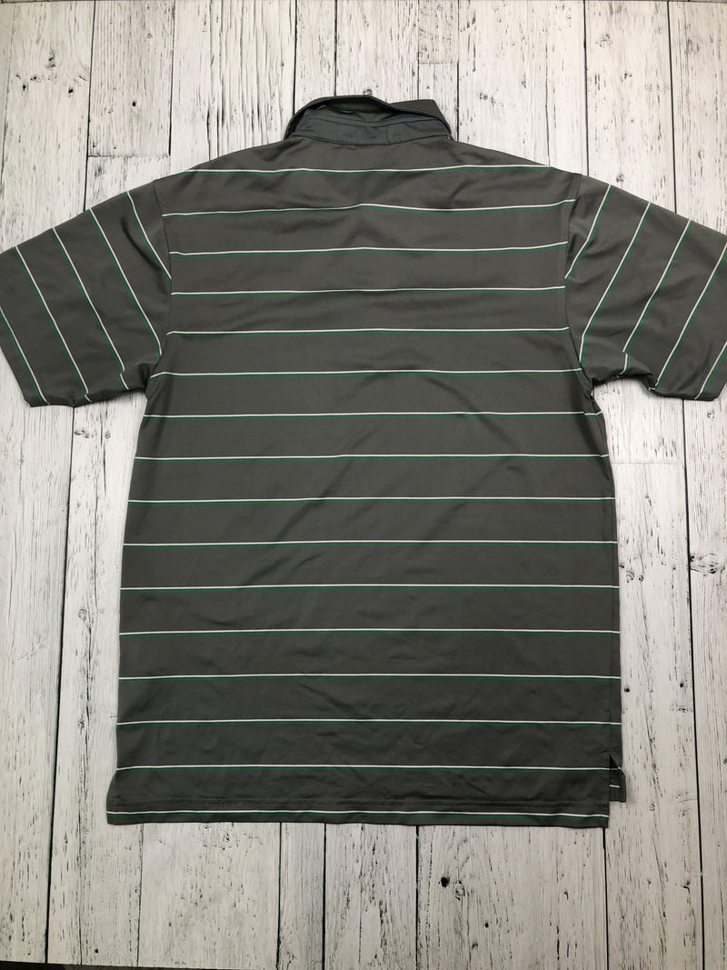 Dunning grey green striped shirt - His L