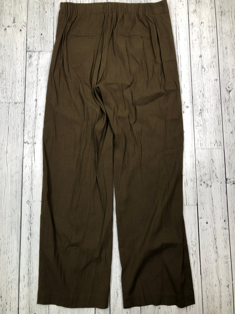 Vince green linen pants - Hers M
