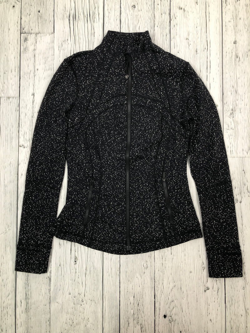 lululemon black white patterned sweater - Hers S/6