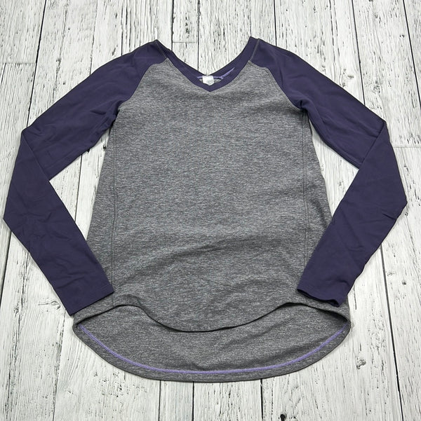 ivivva purple grey shirt - Girls 10