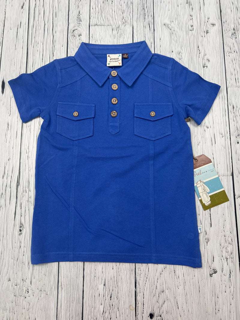 Fore!! blue collared shirt - Boys 5