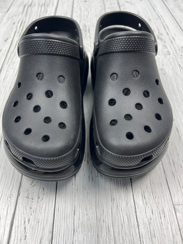 Platform Crocs Shoes Black sz 9w