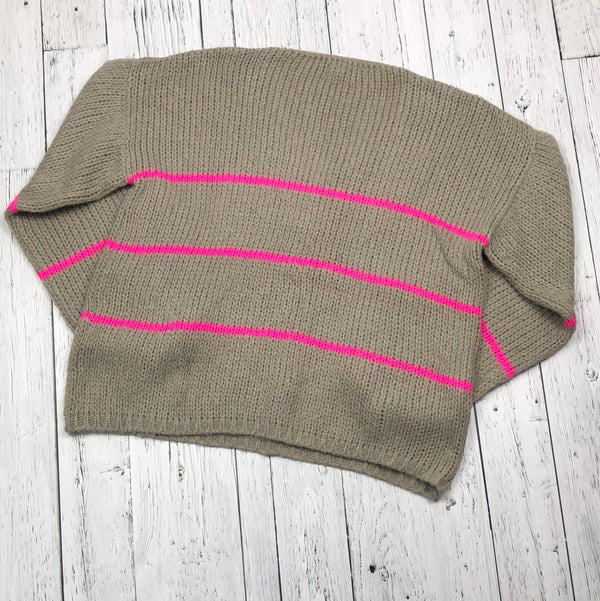 Aggel brown and pink knit sweater - Hers M