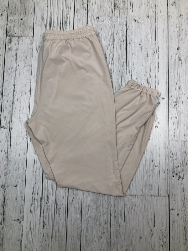 Tna beige/cream joggers - Hers M