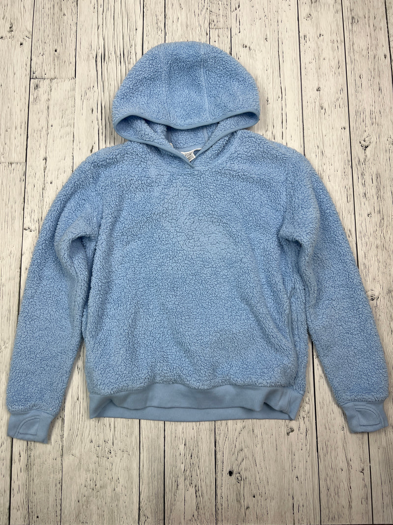 Athleta Girl blue fuzzy hoodie - Girls 16