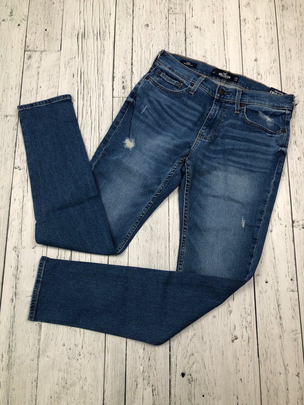 Hollister distressed blue jeans - His XS/29x32