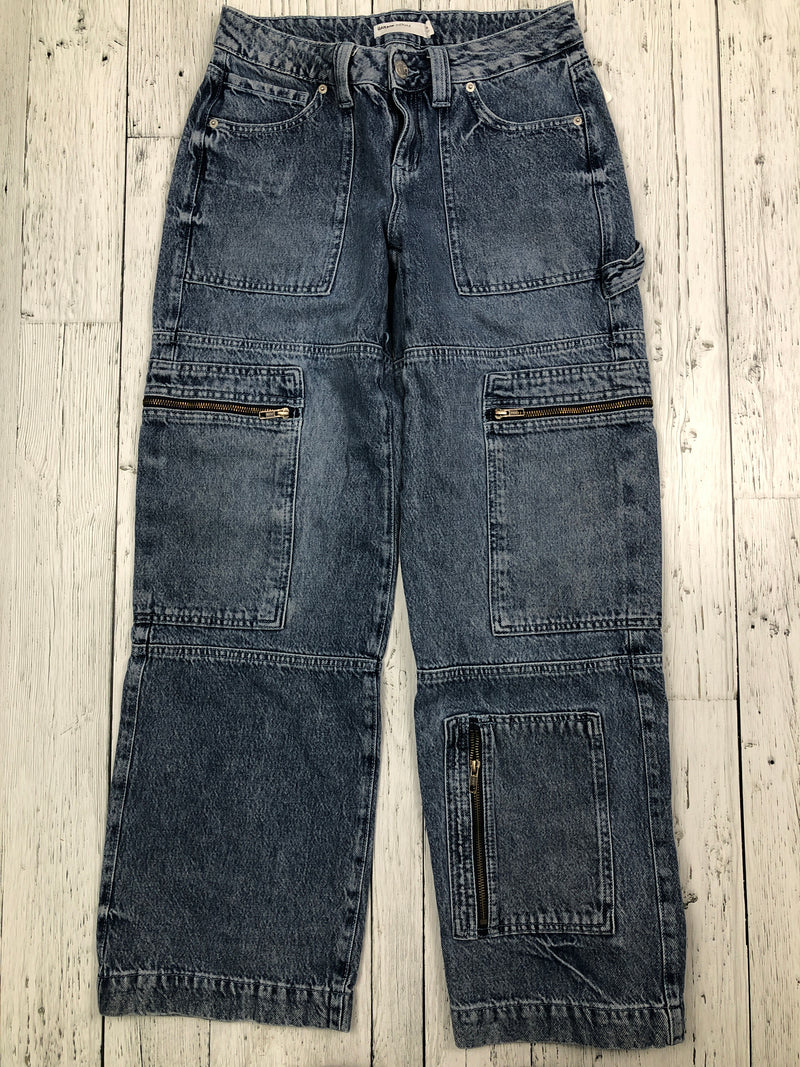 Garage blue wide leg jeans - Hers M/27/5