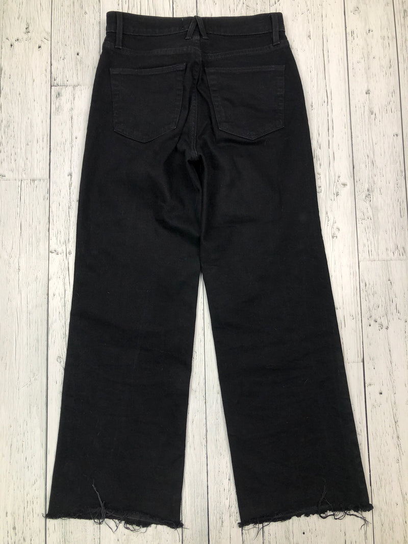 SLVRLAKE black wide legged jeans - Hers S/27